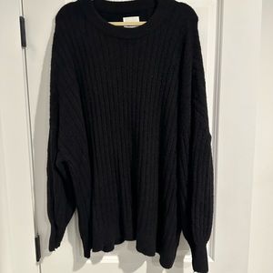 Aerie super soft knit 2 piece skirt set in black xl.